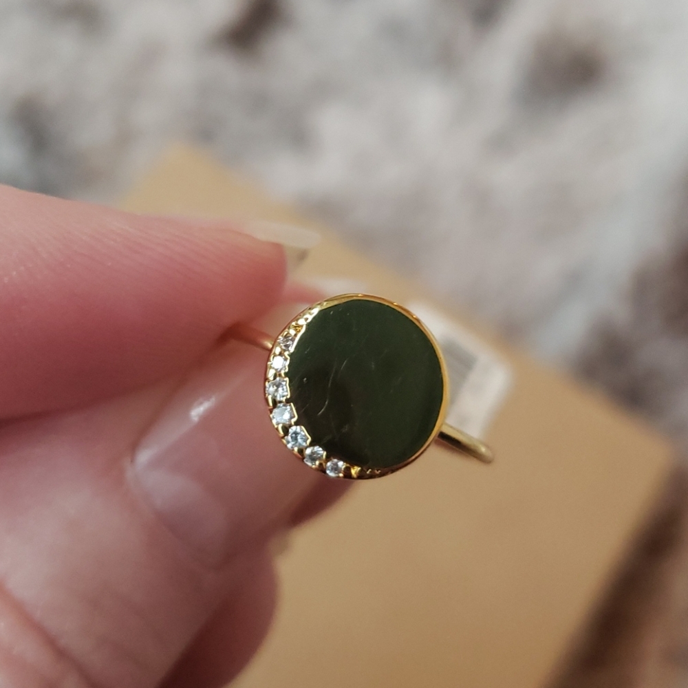 Banana Republic Half Moon Gold Ring